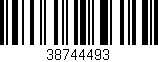 Código de barras (EAN, GTIN, SKU, ISBN): '38744493'