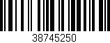 Código de barras (EAN, GTIN, SKU, ISBN): '38745250'
