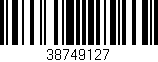 Código de barras (EAN, GTIN, SKU, ISBN): '38749127'
