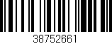 Código de barras (EAN, GTIN, SKU, ISBN): '38752661'