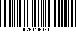 Código de barras (EAN, GTIN, SKU, ISBN): '3875340536093'