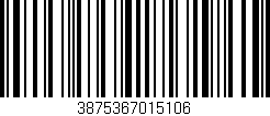 Código de barras (EAN, GTIN, SKU, ISBN): '3875367015106'