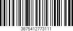 Código de barras (EAN, GTIN, SKU, ISBN): '3875412773111'
