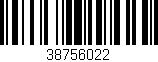 Código de barras (EAN, GTIN, SKU, ISBN): '38756022'
