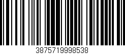 Código de barras (EAN, GTIN, SKU, ISBN): '3875719998538'