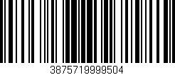 Código de barras (EAN, GTIN, SKU, ISBN): '3875719999504'