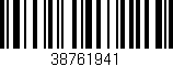 Código de barras (EAN, GTIN, SKU, ISBN): '38761941'
