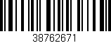 Código de barras (EAN, GTIN, SKU, ISBN): '38762671'