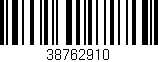 Código de barras (EAN, GTIN, SKU, ISBN): '38762910'