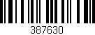 Código de barras (EAN, GTIN, SKU, ISBN): '387630'