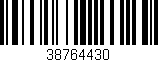Código de barras (EAN, GTIN, SKU, ISBN): '38764430'