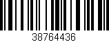 Código de barras (EAN, GTIN, SKU, ISBN): '38764436'