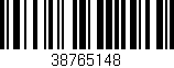 Código de barras (EAN, GTIN, SKU, ISBN): '38765148'
