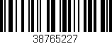 Código de barras (EAN, GTIN, SKU, ISBN): '38765227'