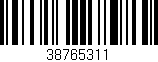 Código de barras (EAN, GTIN, SKU, ISBN): '38765311'