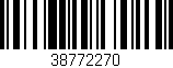 Código de barras (EAN, GTIN, SKU, ISBN): '38772270'