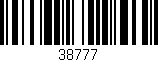 Código de barras (EAN, GTIN, SKU, ISBN): '38777'