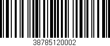 Código de barras (EAN, GTIN, SKU, ISBN): '38785120002'