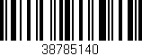 Código de barras (EAN, GTIN, SKU, ISBN): '38785140'