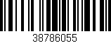 Código de barras (EAN, GTIN, SKU, ISBN): '38786055'