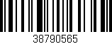 Código de barras (EAN, GTIN, SKU, ISBN): '38790565'