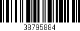 Código de barras (EAN, GTIN, SKU, ISBN): '38795884'