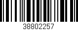 Código de barras (EAN, GTIN, SKU, ISBN): '38802257'