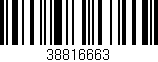 Código de barras (EAN, GTIN, SKU, ISBN): '38816663'