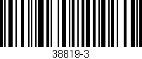 Código de barras (EAN, GTIN, SKU, ISBN): '38819-3'