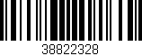 Código de barras (EAN, GTIN, SKU, ISBN): '38822328'