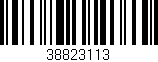 Código de barras (EAN, GTIN, SKU, ISBN): '38823113'