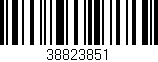 Código de barras (EAN, GTIN, SKU, ISBN): '38823851'