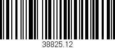 Código de barras (EAN, GTIN, SKU, ISBN): '38825.12'