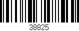 Código de barras (EAN, GTIN, SKU, ISBN): '38825'