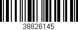 Código de barras (EAN, GTIN, SKU, ISBN): '38826145'