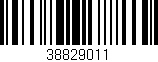 Código de barras (EAN, GTIN, SKU, ISBN): '38829011'