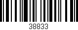 Código de barras (EAN, GTIN, SKU, ISBN): '38833'