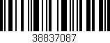 Código de barras (EAN, GTIN, SKU, ISBN): '38837087'