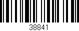 Código de barras (EAN, GTIN, SKU, ISBN): '38841'
