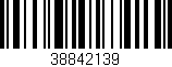 Código de barras (EAN, GTIN, SKU, ISBN): '38842139'