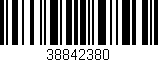 Código de barras (EAN, GTIN, SKU, ISBN): '38842380'