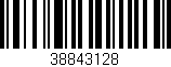 Código de barras (EAN, GTIN, SKU, ISBN): '38843128'