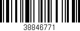 Código de barras (EAN, GTIN, SKU, ISBN): '38846771'