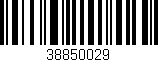 Código de barras (EAN, GTIN, SKU, ISBN): '38850029'