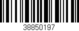 Código de barras (EAN, GTIN, SKU, ISBN): '38850197'