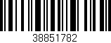 Código de barras (EAN, GTIN, SKU, ISBN): '38851782'