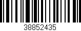 Código de barras (EAN, GTIN, SKU, ISBN): '38852435'
