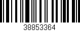 Código de barras (EAN, GTIN, SKU, ISBN): '38853364'