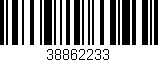 Código de barras (EAN, GTIN, SKU, ISBN): '38862233'