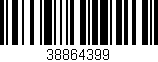 Código de barras (EAN, GTIN, SKU, ISBN): '38864399'